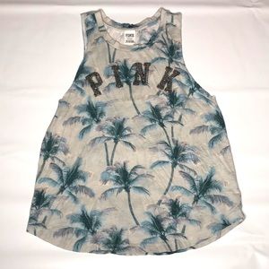 VS PINK PALM TREE TANK